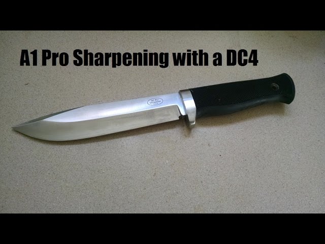 DC4 Knife Axe and Machete Field Sharpening