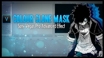 COLOUR CLONE MASK EFFECT!! - Sony Vegas Pro AMV Tutorial