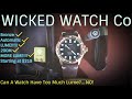 Wicked Watch Co The Pearl Diver - INSANE BLINDING LUME - Bronze Swiss Made Automatic $329