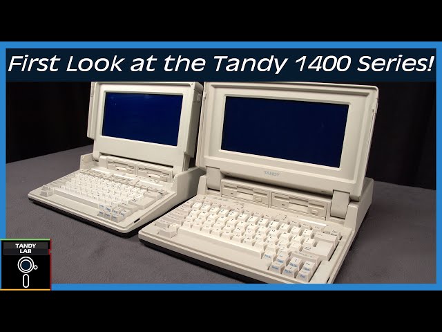Tandy 1400 Laptop Series, Are They Good? - Tandy Lab - YouTube