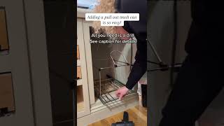 This pull out trash can was from @HomeDepot @REVASHELF #diyhome