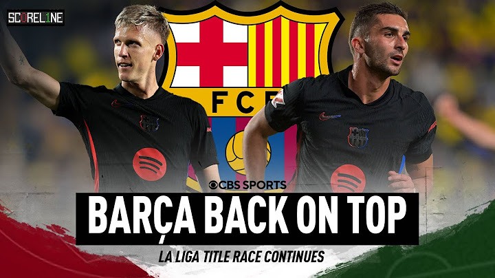 Barcelona's hot form continues with ANOTHER win vs. Las Palmas | La Liga coming down to the wire!