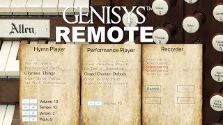 Allen Organ - GeniSys Remote