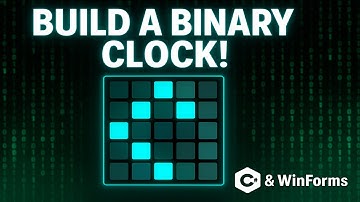 Build an EPIC Binary Clock in C# WinForms 🔥 (Step-by-Step Tutorial)