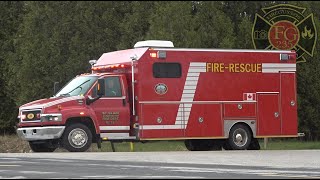 St. Clair Township Fire - Rescue 15, Pumper 11 &amp; Spare DC2 Responding.