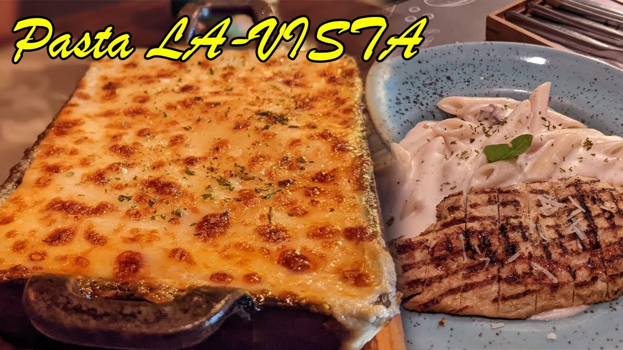 Pasta and Lazzania in Lahore Pasta La Vista Lahore Food Vlogging