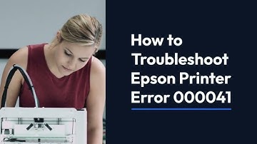 How to Fix Epson Printer Error Code 00041 | +16016334043