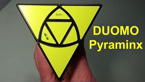 Duomo Pyraminx Puzzle - unboxing, review, scramble, disassembly & re-assembly