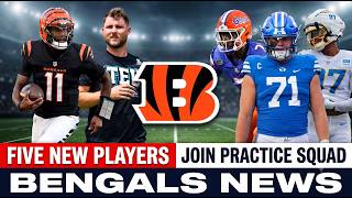 BENGALS JUST LOADED UP! FIVE NEW PLAYERS JOIN THE PRACTICE SQUAD IN SURPRISE MOVE! BENGALS NEWS