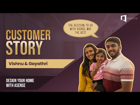 Vishnu & Gayathri’s Elegant Home Makeover | Candeur Sunshine by Asense - video from Asense