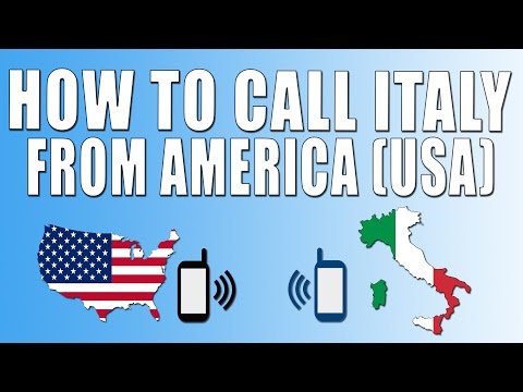 Video: How To Call Italy