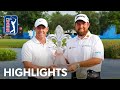 McIlroy and Lowrys winning highlights from Zurich Classic  2024