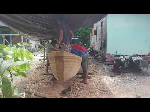 Jet boat Indonesia 178 ▪︎Upaya ke V ▪︎ Perahu kayu kole - kole pakai Mesin tempel + Water jet