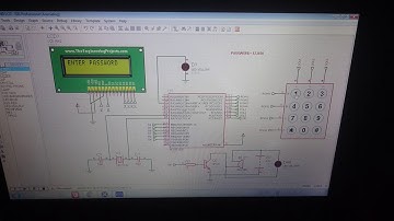 password based door lock system with pic18f2520