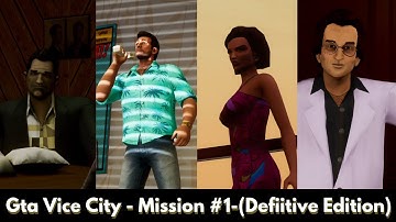 GTA Vice City - Mission #1 & Intro | 4K 60FPS PS5 Gameplay No Commentary | L Mission |