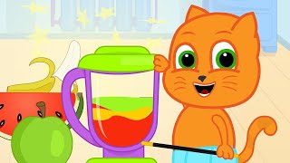 🔴 Cats Family in English - New Flavors Baby Juice Cartoon for Kids