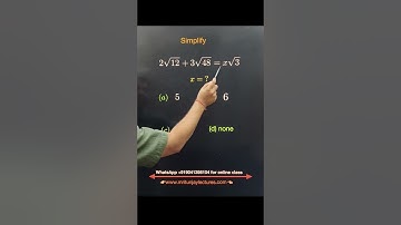 Simplify #maths  #mritunjaylectures  #class10th #class9th #class8th #grade8 #mathshorts