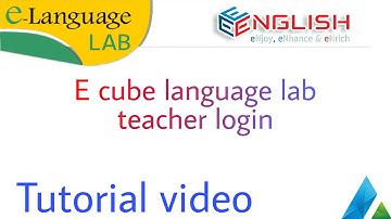 E Cube language lab teacher login