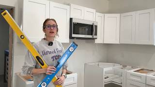 How to Install Base Cabinets Over an Un-level Floor