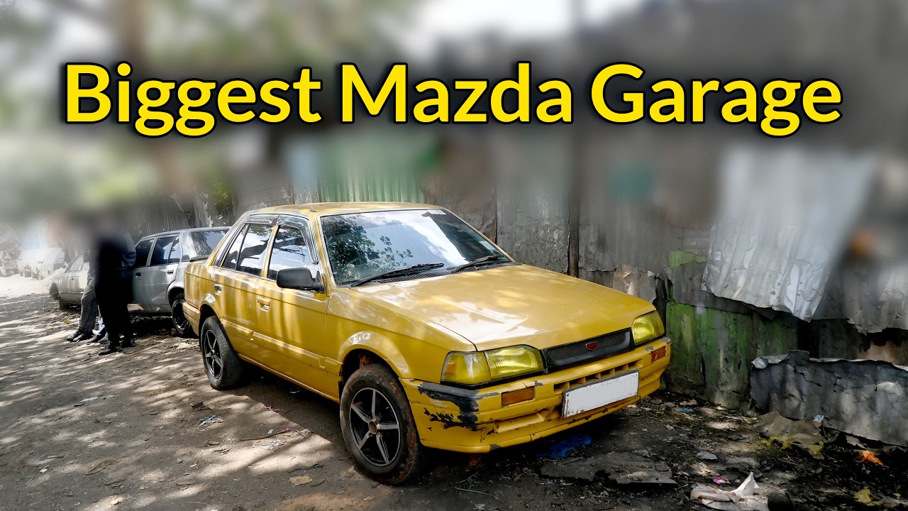 I Visited the BIGGEST Mazda 323 Garage in Kenya - YouTube