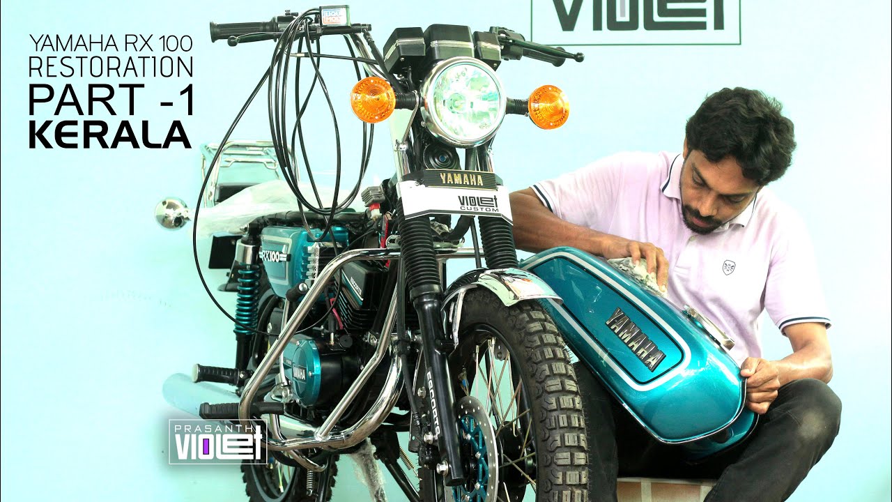 Yamaha RX100 Restoration Part 1 | 1986 Model Yamaha RX100 bike ...