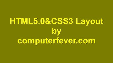 Introduction HTML5 & Css Layout part 1 Urdu/Hindi