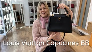 LOUIS VUITTON CAPUCINES BAG REVIEW - Glam & Glitter