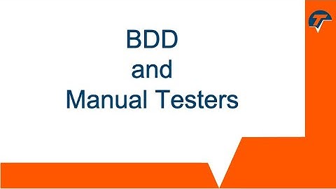 BDD and Manual Testers