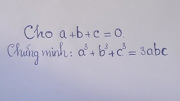 Cho a+b+c=0.Chứng minh đẳng thức.