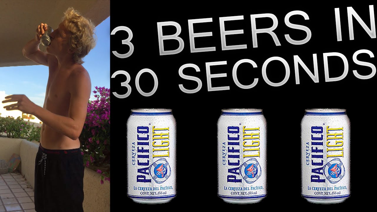 Teenager Shotguns 3 Beers in 30 Seconds EASY (Mexico) YouTube
