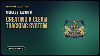 Module 2 · Lesson 6: Creating a Clean Tracking System