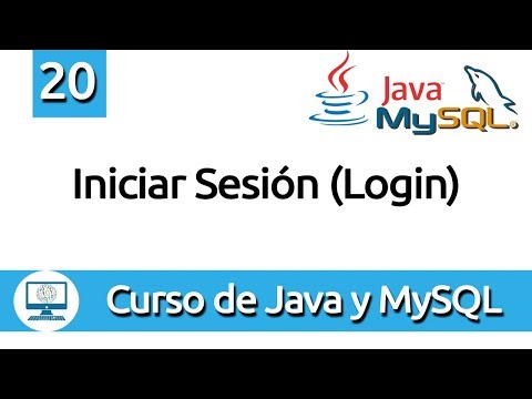 20. Iniciar sesión (Login) en Java y MySQL