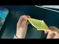 How to make an origami paper boat