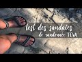 Faire compostelle en sandales TEVA Hurricane