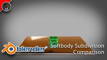 Blender: Softbody Subdivision Comparison