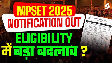MP SET 2025 Notification | MP SET Eligibility Criteria 2025 | MP SET Eligibility Changed?😱 | Keshari