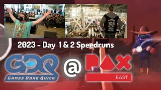 GDQ Hotfix presents PAX East Speedrun Stage Days 1 and 2