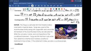 3.2b Statements, Conditionals, and Biconditionals