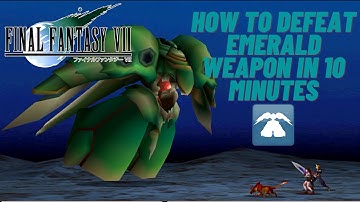 How To Defeat EMERALD WEAPON - Final Fantasy VII Walkthrough Part 30 | PS4 Pro