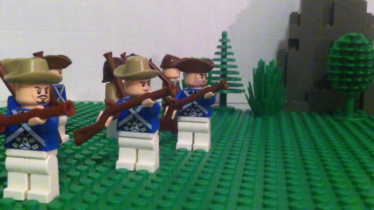 Lego Revolutionary War Battle Youtube