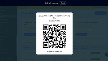 Create a custom Wix QR pay link for art shows