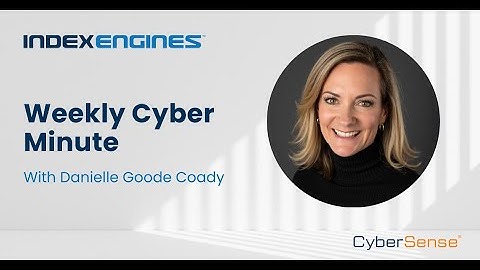 Index Engines CyberMinute: $813M! Prioritize Recovery