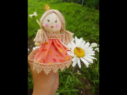 #Shorts Doll-Princess from Pieces of Fabric