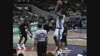 Eddie Jones 23 Points 8 Ast 4 Stl Vs. 76ers, 99-00.