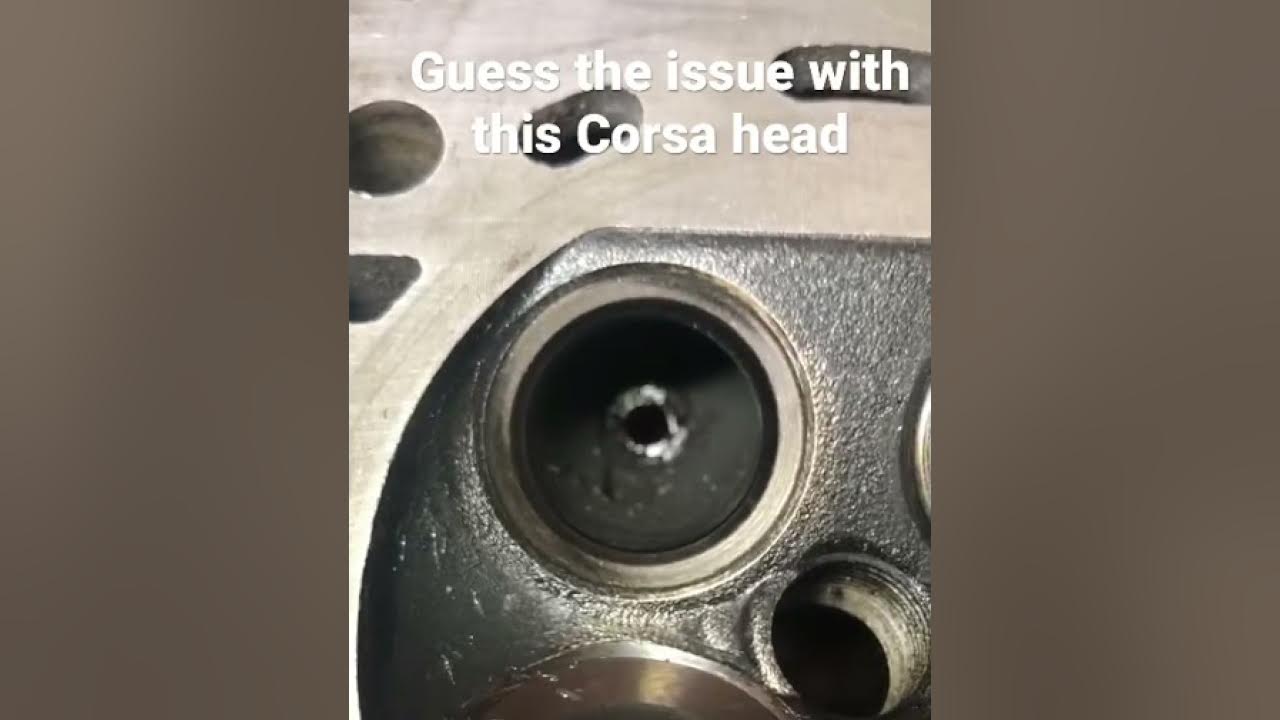 Vauxhall Corsa head gasket valve reseating and low compression YouTube