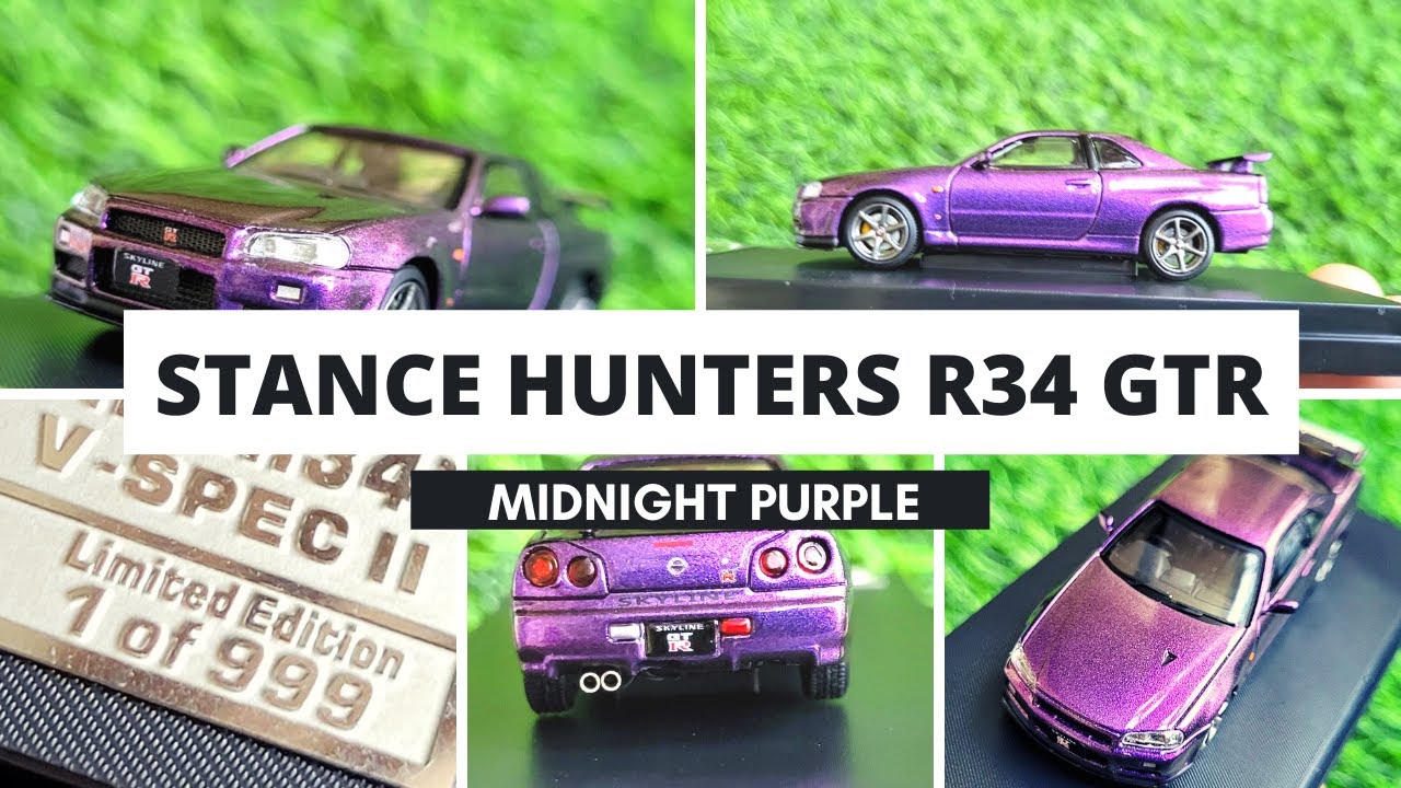 Stance Hunters Nissan Skyline GTR R34 Midnight Purple