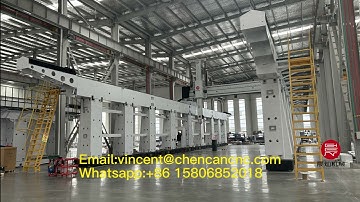 CHENCAN 5 axis cnc machine for composites mould wind energy blade fan