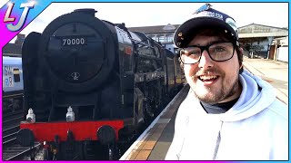 Live Steam  70000 Britannia  Passing Eastleigh (11/04/23)