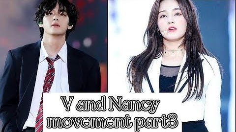BTS Kim Taehyung(V) and Momoland Nancy best to ship movements part3#Nankook#taecy#bts #kimtaehyung#v