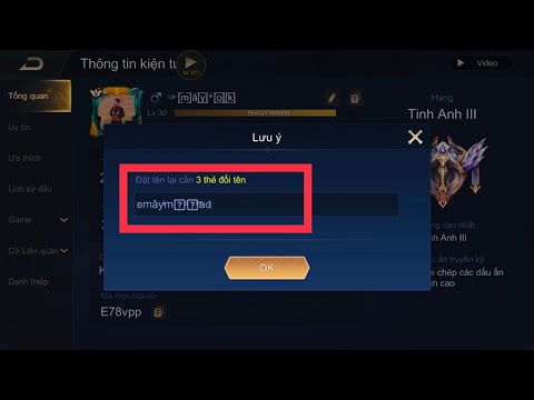 #1 Hướng Dẫn Đổi Tên Liên Quân Kí Tự Đặc Biệt Đơn Giản Ai Cũng Có Thể Làm Được – Lò Văn Mây Mới Nhất